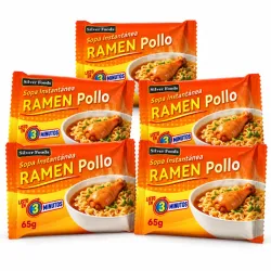 Sopa Instantánea Pollo 65g (5 Unidades)