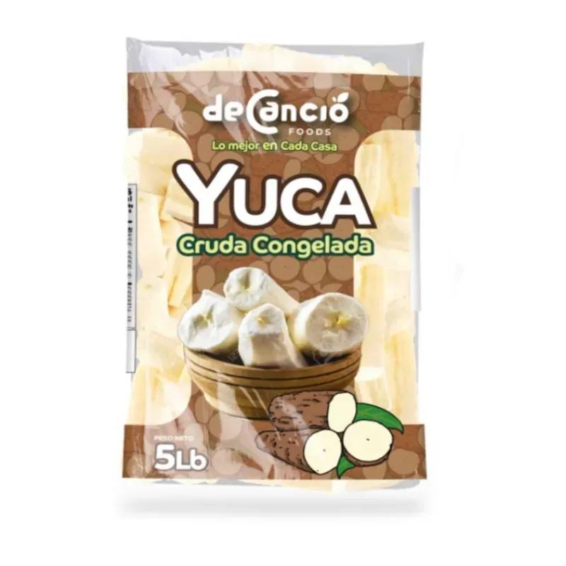 Yuca Cruda Congelada deCancio 5lb
