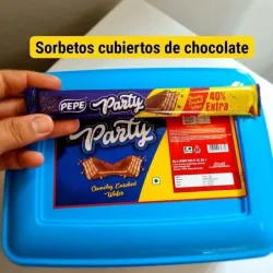 50 Sorbetos Cubiertos de Chocolate