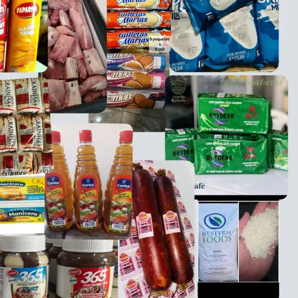 Tenemos todo tipo de productos y combos ya confeccionados a pagar vía zelle,. Primero se entregan luego se pagan,...Domicilio en Puerto Padre;;Delicias;;Maniabon;;San Manuel;;Vázquez;;Chaparra..Contamos con variedad de productos alimenticios,confituras, electrodomésticos,.aseo etc,.Todo de la mejor calidad Y al mejor precio. 
 