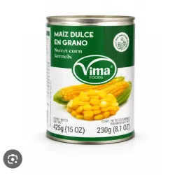 Maíz Dulce en Grano