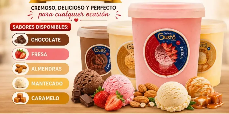 Cubeta de Helado Gusto