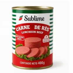 Latas de Carne de Res