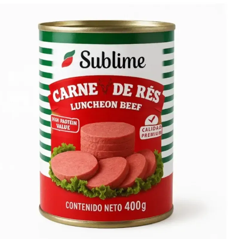 Latas de Carne de Res