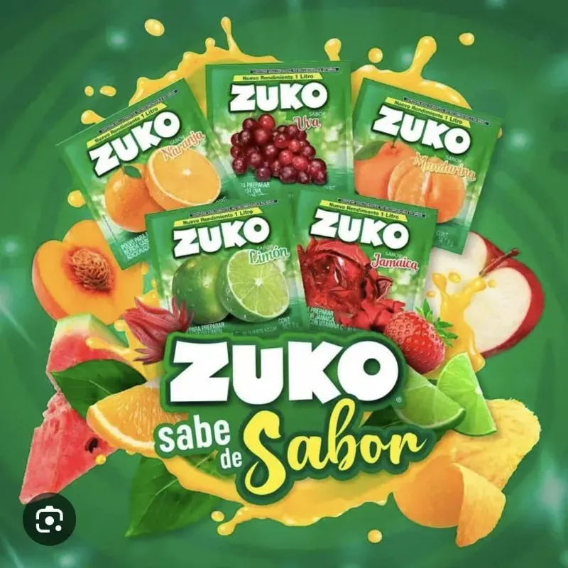 Paquetes de Refresco Zuko 