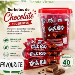 40 Sorbetos de Chocolate