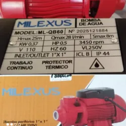 Bomba para Extracción de Agua