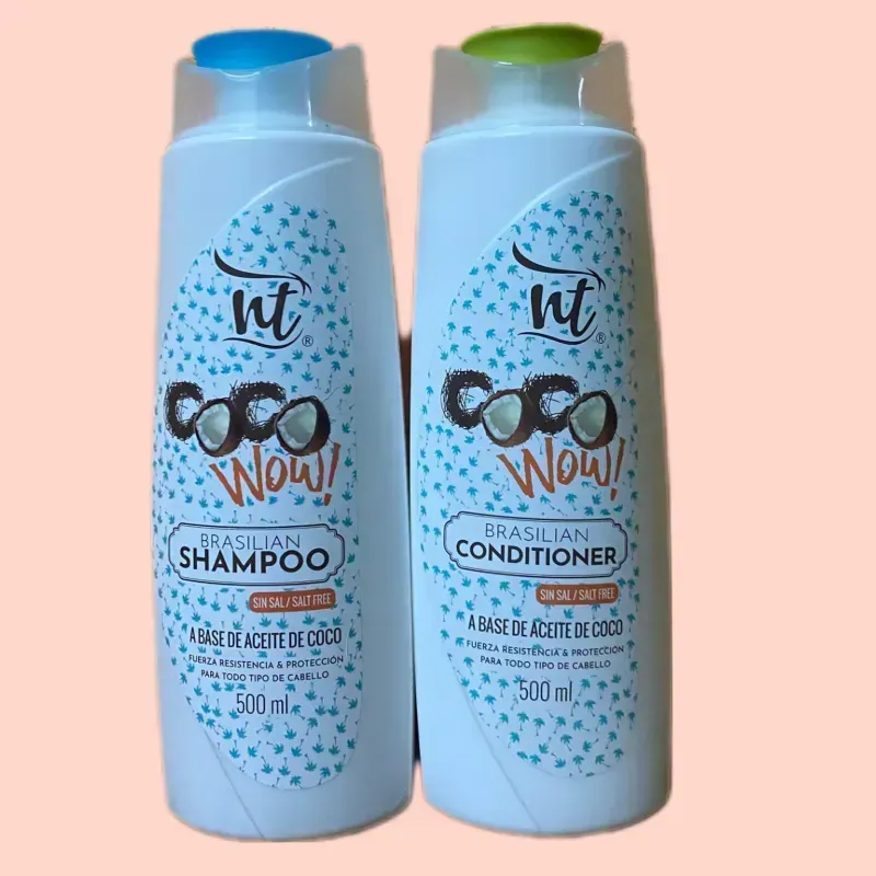 Juego de Champú y Acondicionador De Coco 500 ml