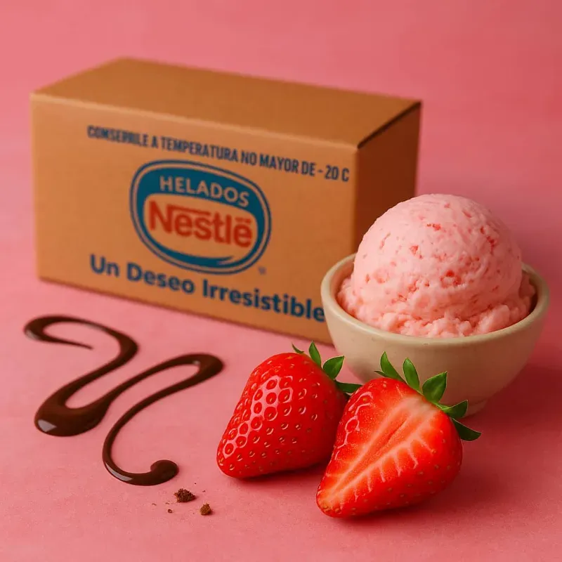 Helado Nestlé Sabor Fresa