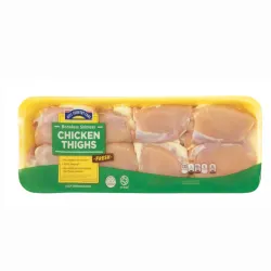 CHAROLA DE MUSLOS DE POLLO DESHUESADAO