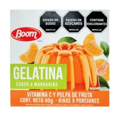 GELATINA SABOR MANDARINA