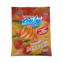 GELATINA SABOR MELOCOTON