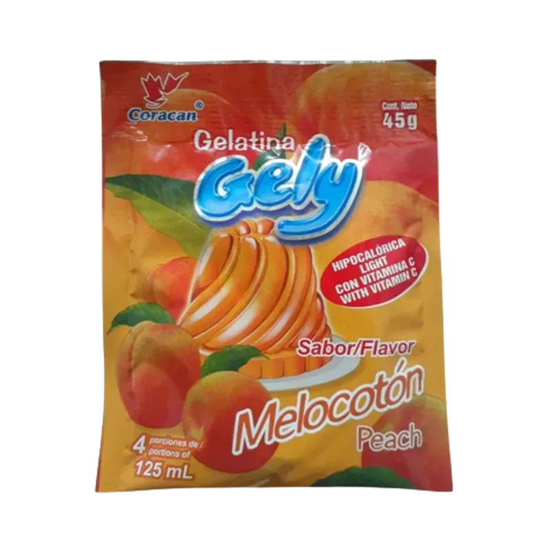 GELATINA SABOR MELOCOTON