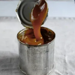 Leche condensada cocinada