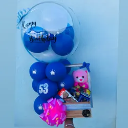 Caja burbuja 🫧 con peluche 