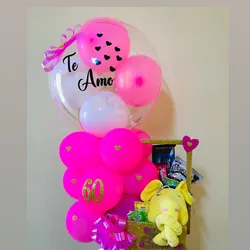 Caja burbuja 🫧 con peluche 🧸 