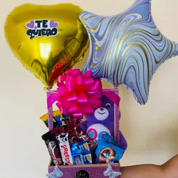 Gran moño 🎀 doble globo 🎈 