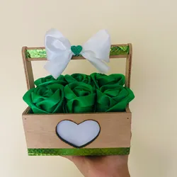 Mini Cesta de rosas 🌹 