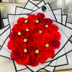 Ramo extra plus de rosas eternas y Ferrero ☀️💝