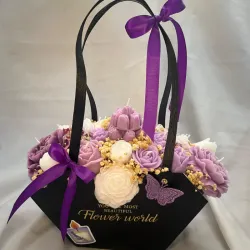 Cesta ds velas aromaticas