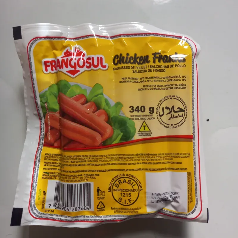 Salchichas de Pollo
