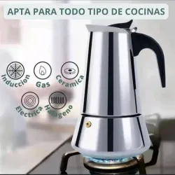 Cafetera de acero inoxidable