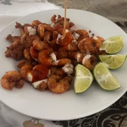 Camarones empanados