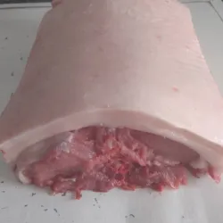 Lomo de cerdo con grasa