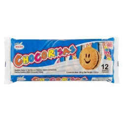 Galletas Chocorisas de Vainilla con Relleno Chocolate