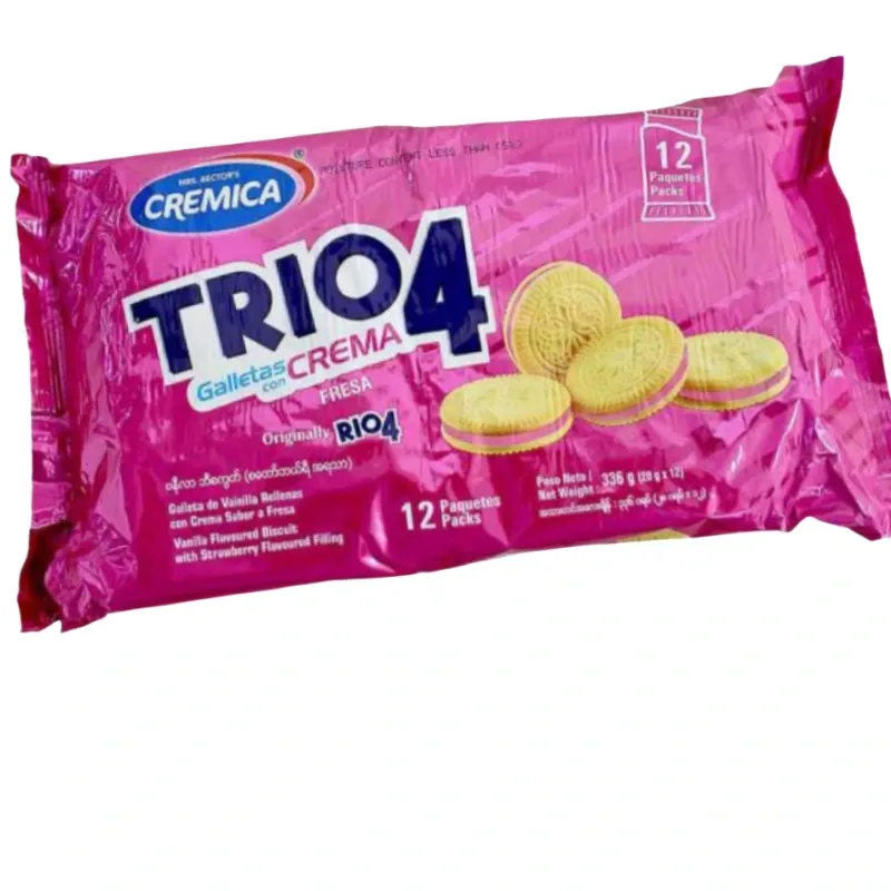 Galletas Trío 4 Fresa 