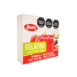 Gelatina de Frutos Rojos