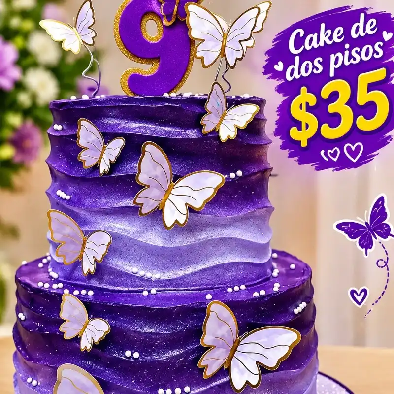 Pastel de dos pisos