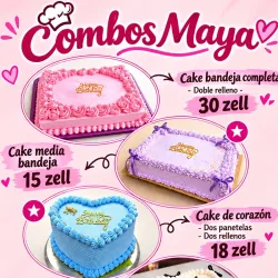 Pastel bandeja completa 