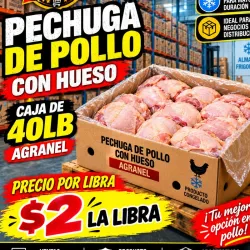 Pechuga de pollo con hueso