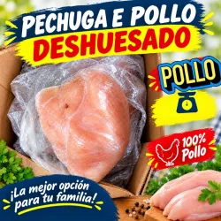 Pechuga de pollo sin hueso