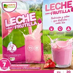 Bolsa de leche 1 kg fresa