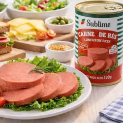 Carne de res enlatada