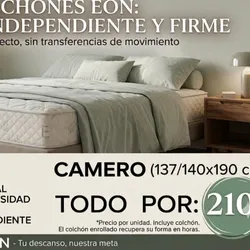 Colchón camero