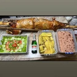 Combo de puerco asado