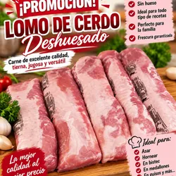Lomo de cerdo deshuesado 5-6