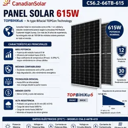 Paneles solares 615w