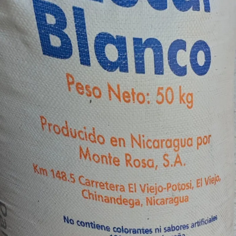 Saco de azúcar blanca 