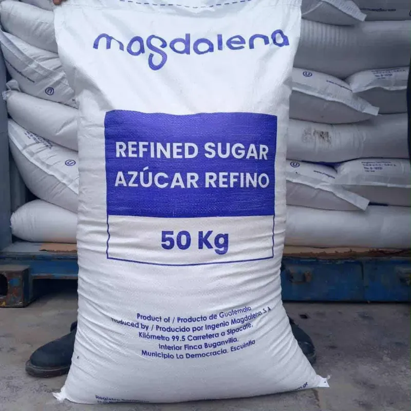 Saco sellado de azúcar blanca 50kg