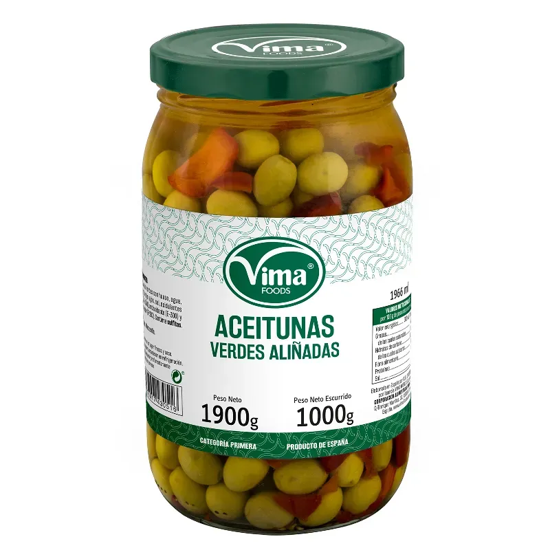 ACEITUNA ALIÑADA, 1/2 GALON, C/6 UND 1000079