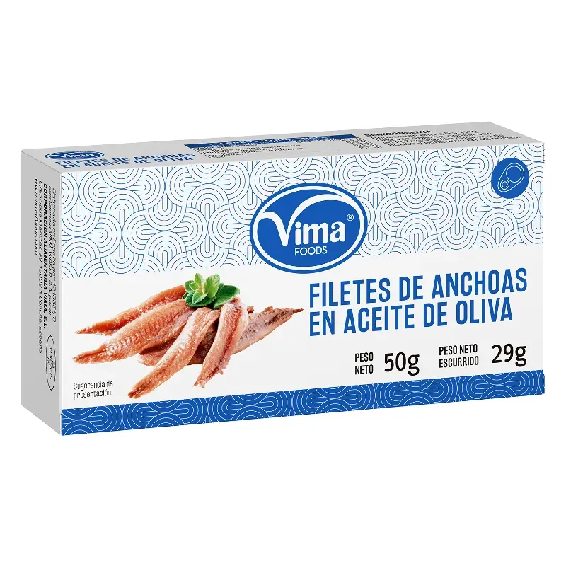 ANCHOA EN ACEITE OLIVA 50 GR C/12 UNID 1002339