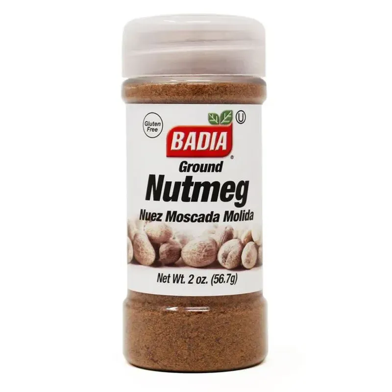 NUEZ MOSCADA MOLIDA,BADIA, BOTE 56.7G, C/8 UDS 1002728