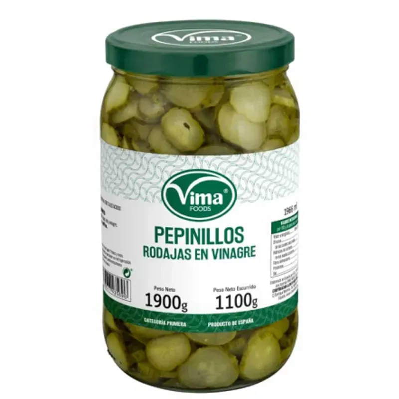 PEPINILLO RODAJAS 1900 GR C/6 1000057