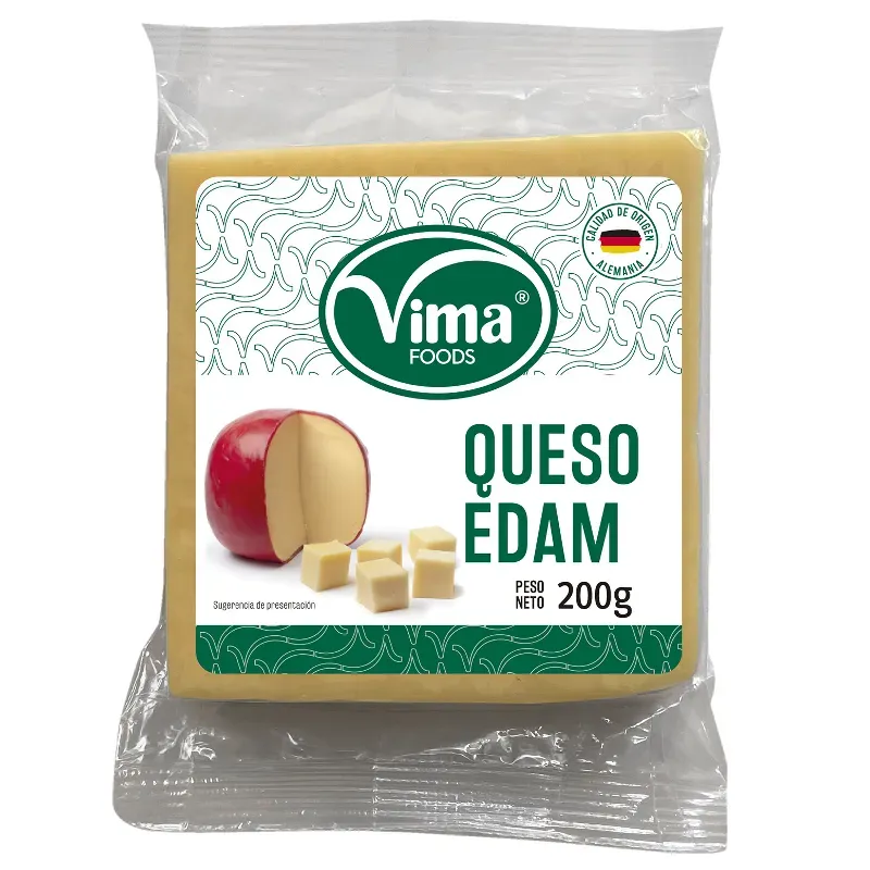 QUESO EDAM PORCION 200GR C/24U 1002008