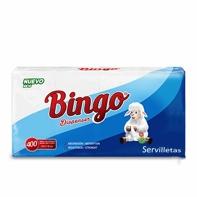 SERVILLETA BINGO, PACK DE 40, C/60 UND 1002688