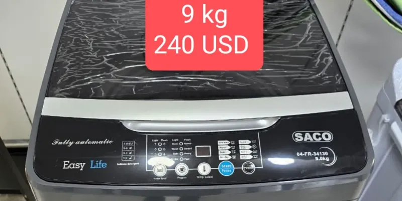 Lavadora automática Saco 9 kg